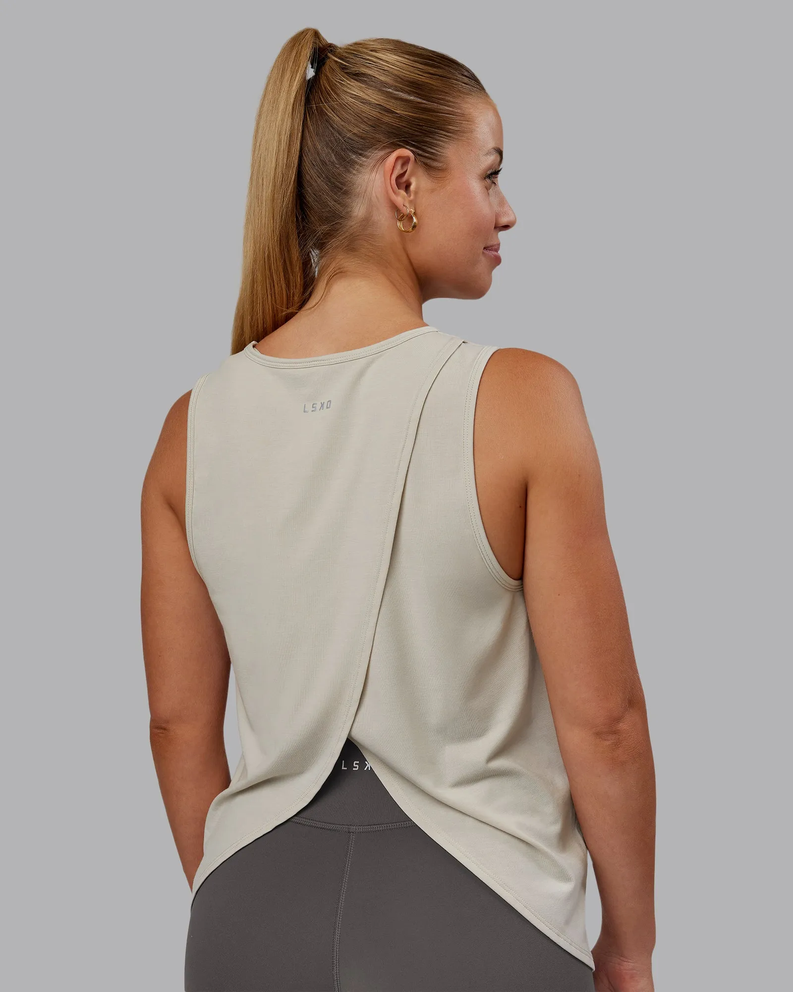 Breeze Training Tank - Shale Beige sold by LSKD product image thumbnail 2