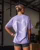 Love The Process FLXCotton Oversize Tee - Violet Ray-Bone sold by LSKD