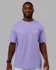 Love The Process FLXCotton Oversize Tee - Violet Ray-Bone sold by LSKD