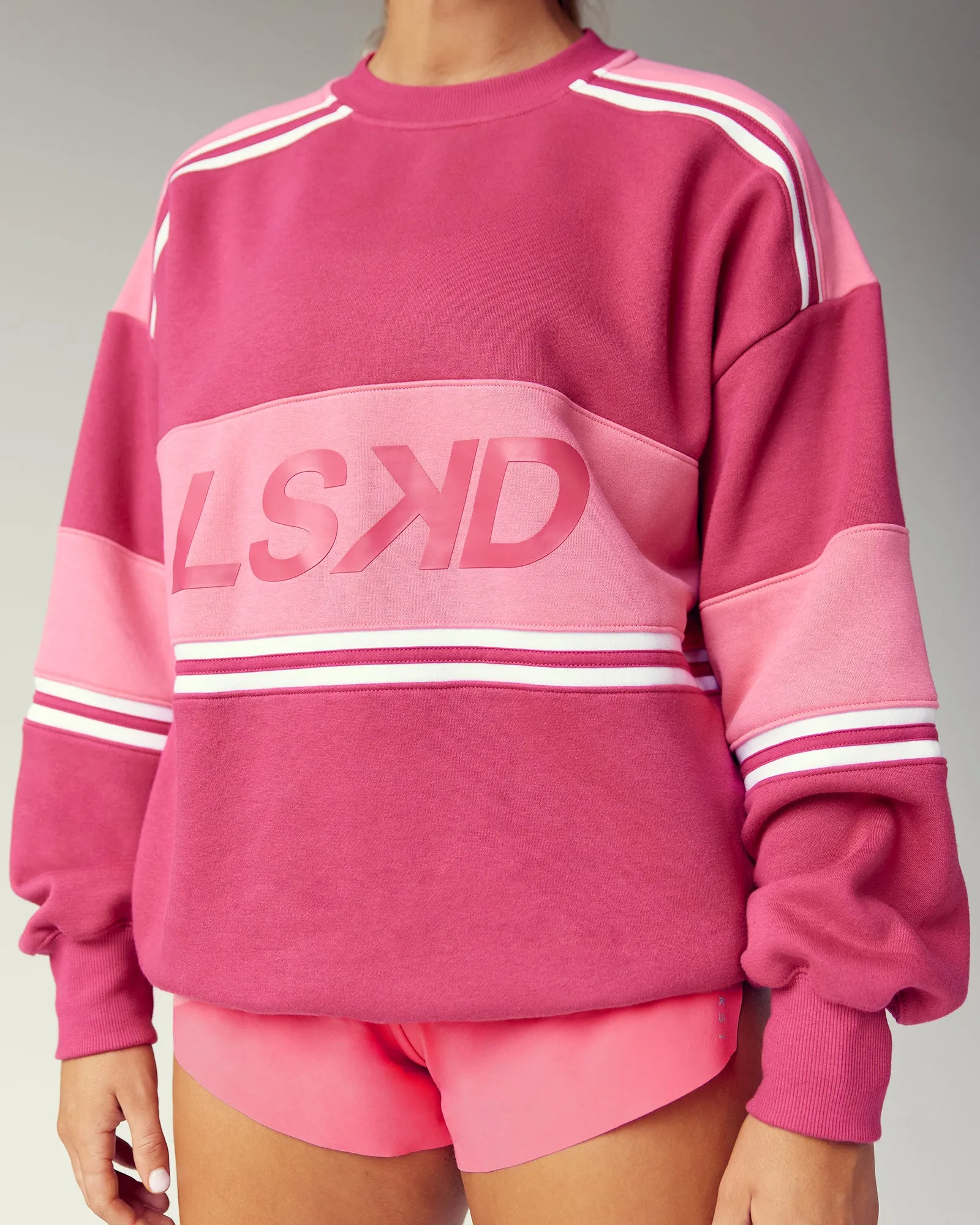 A-Team Sweater Oversize - Vivacious-Hot Pink sold by LSKD product image thumbnail 2