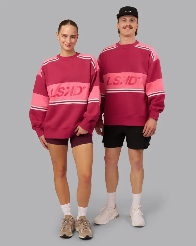 A-Team Sweater Oversize - Vivacious-Hot Pink sold by LSKD