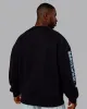 Static Oversized Sweater - Black-Skyride sold by LSKD