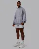 1% Better Value Series Oversized Hoodie - Violet Ray-Black sold by LSKD