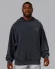 1% Better Value Series Oversized Hoodie - Black-Violet Ray sold by LSKD