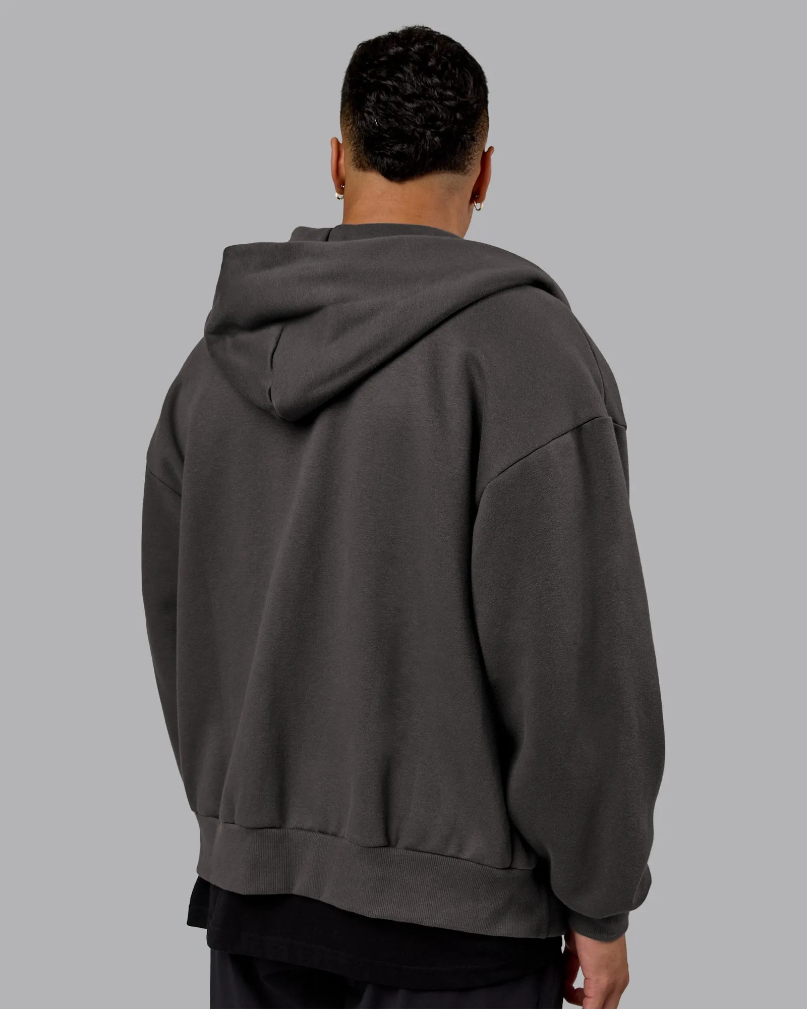 MVP Zip Through Oversized Hoodie - Dark Storm sold by LSKD product image thumbnail 4