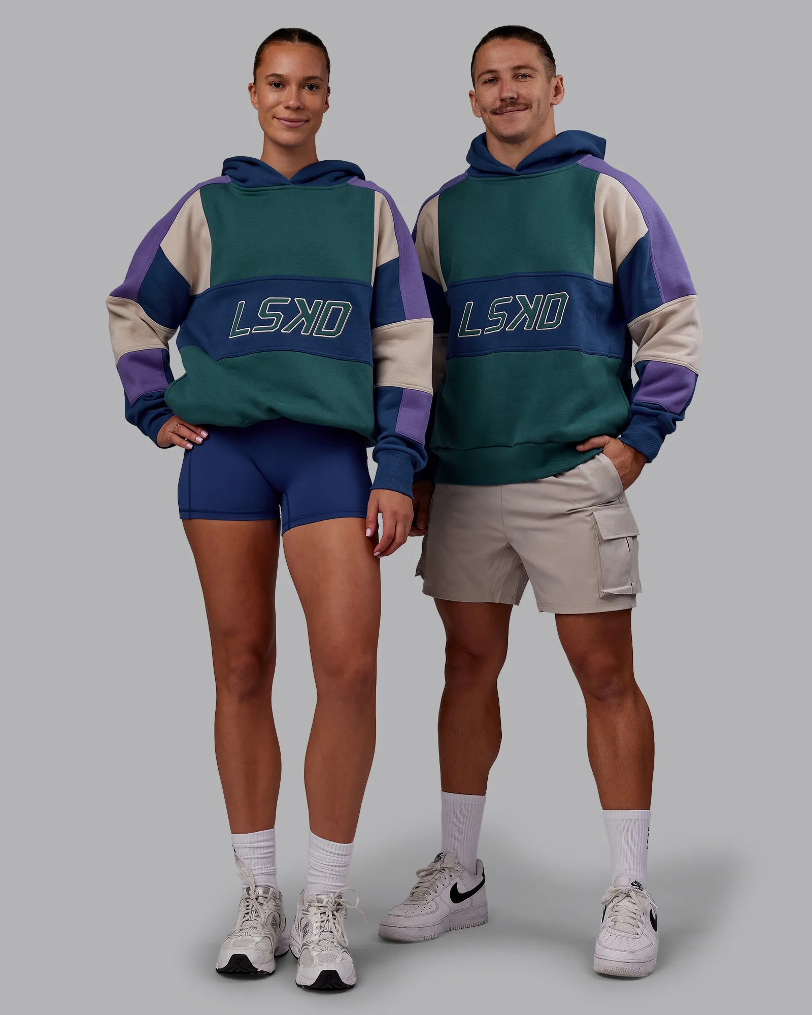 Slam Oversized Hoodie - Atlantic-Multi sold by LSKD