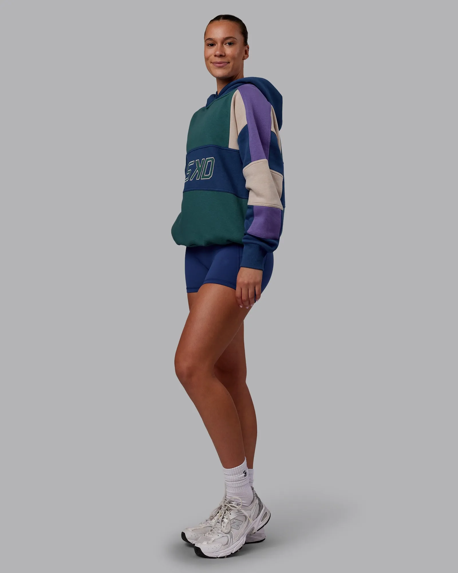 Slam Oversized Hoodie - Atlantic-Multi sold by LSKD product image thumbnail 5