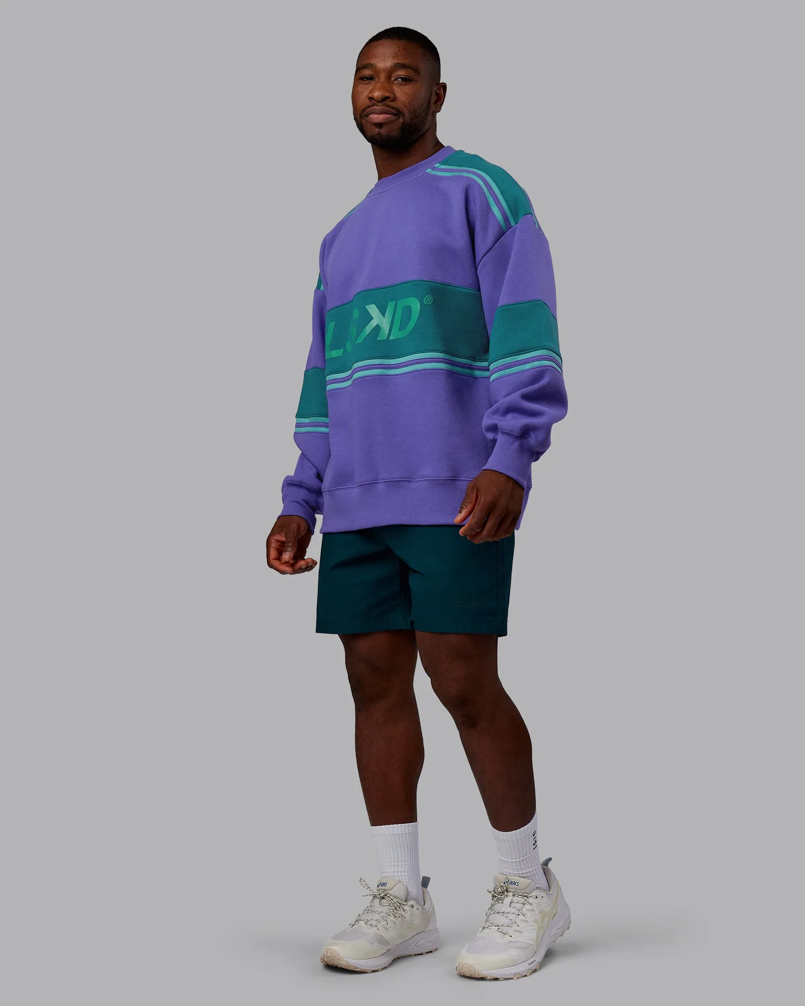 A-Team Sweater Oversize - Royal Purple-Multi sold by LSKD product image thumbnail 4