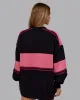 A-Team Sweater Oversize - Black-Hot Pink sold by LSKD