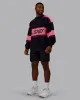 A-Team Sweater Oversize - Black-Hot Pink sold by LSKD