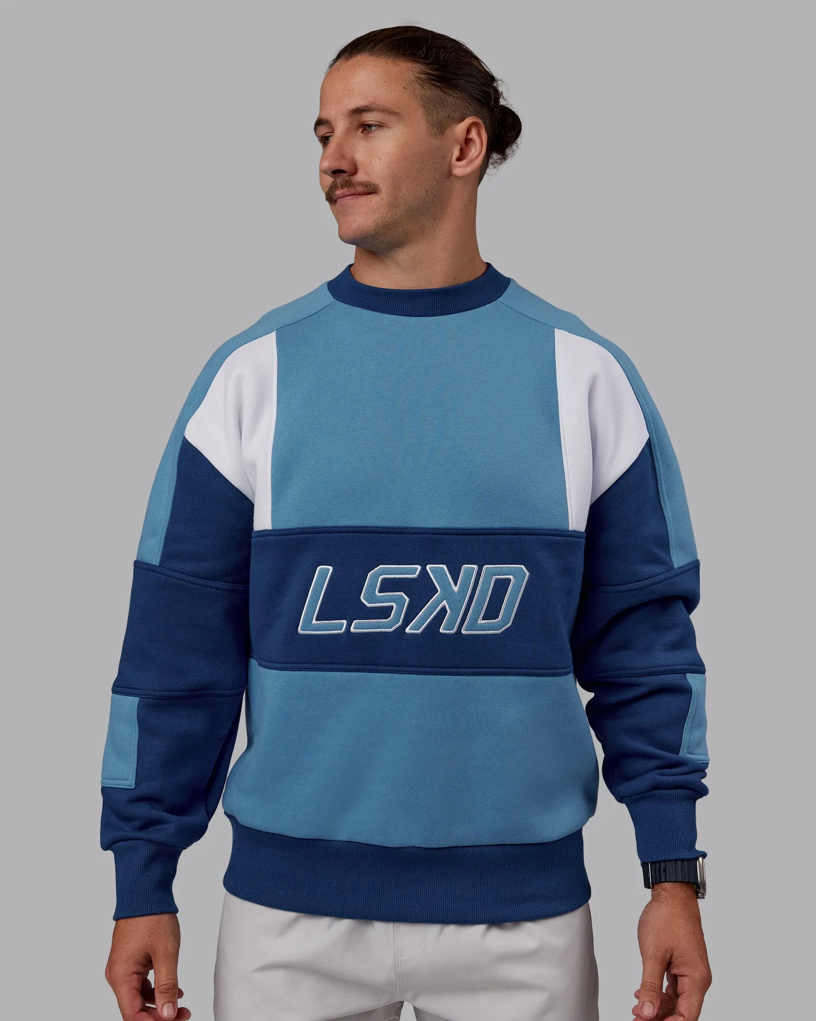 Slam Sweater Oversize - Azure Blue-Blue Quartz sold by LSKD product image thumbnail 3