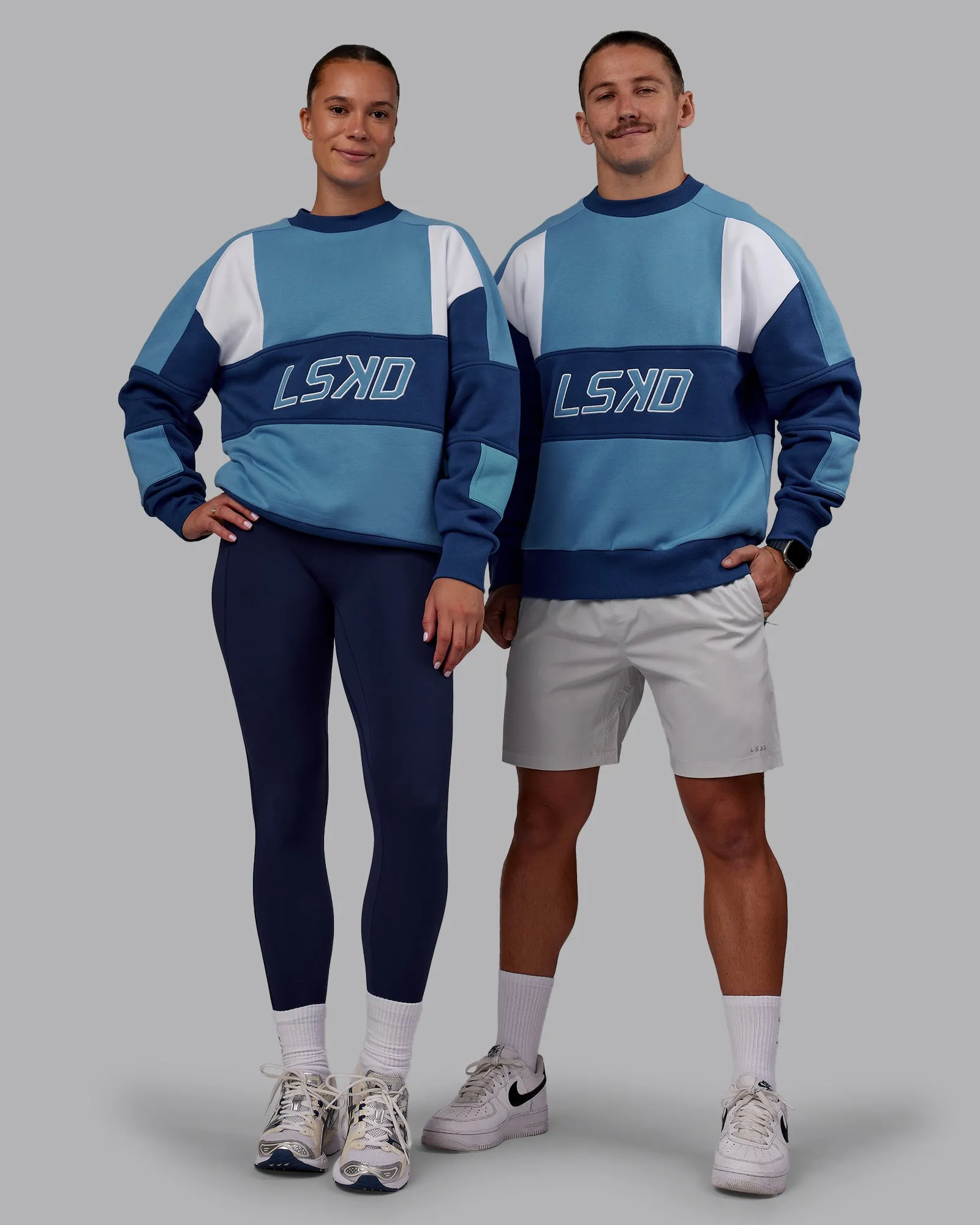 Slam Sweater Oversize - Azure Blue-Blue Quartz sold by LSKD