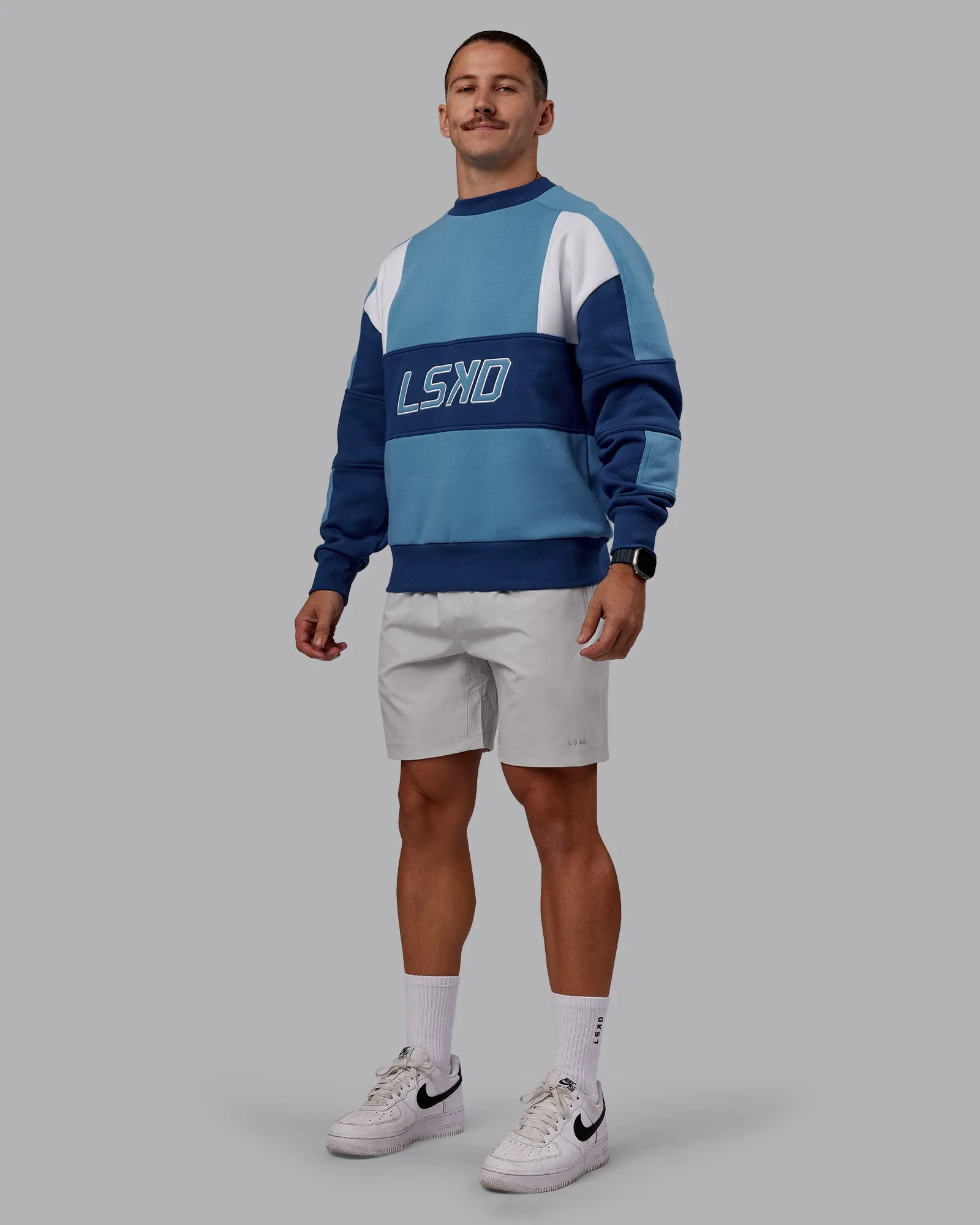 Slam Sweater Oversize - Azure Blue-Blue Quartz sold by LSKD product image thumbnail 5