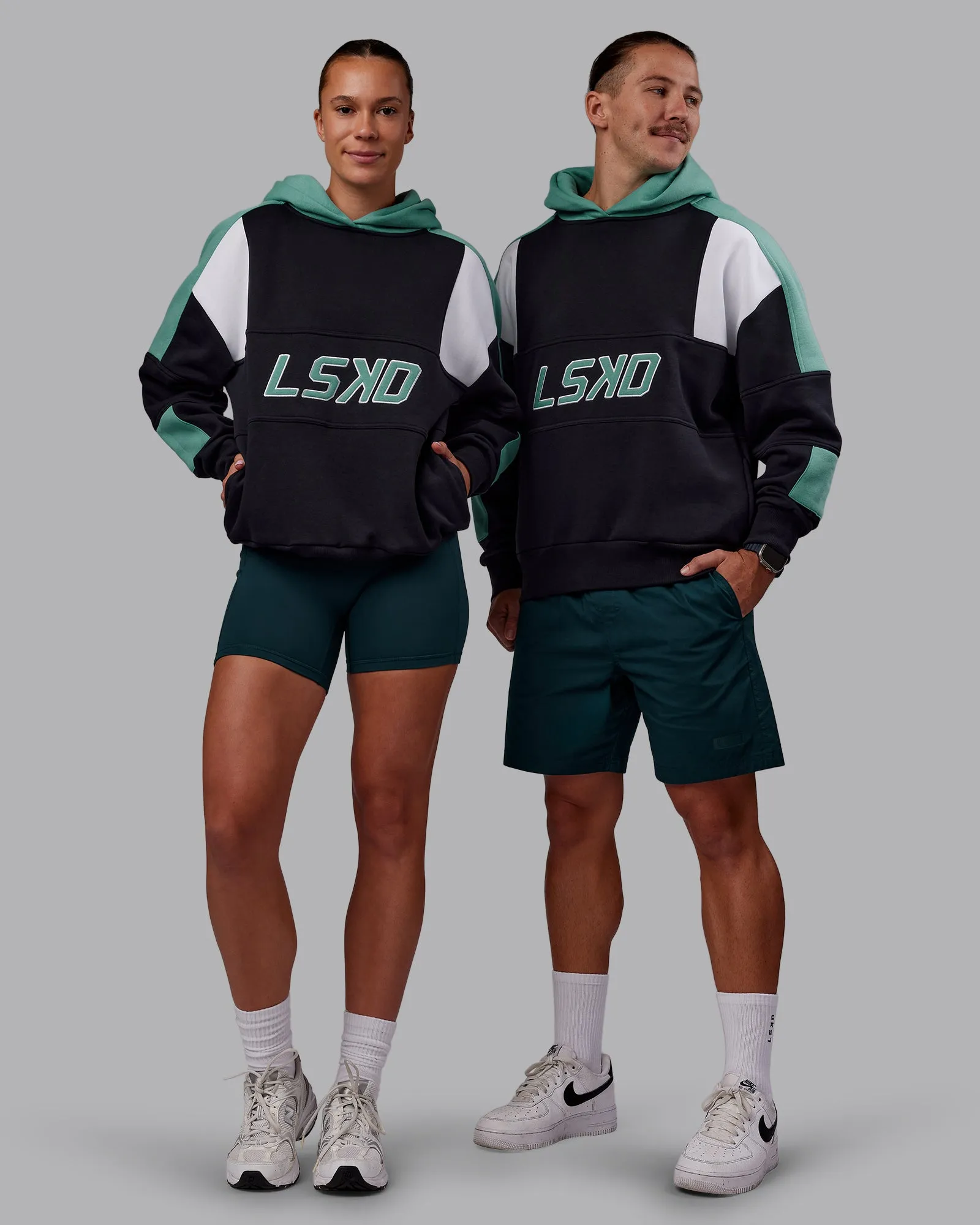 Slam Oversized Hoodie - Caviar-Agate Green sold by LSKD