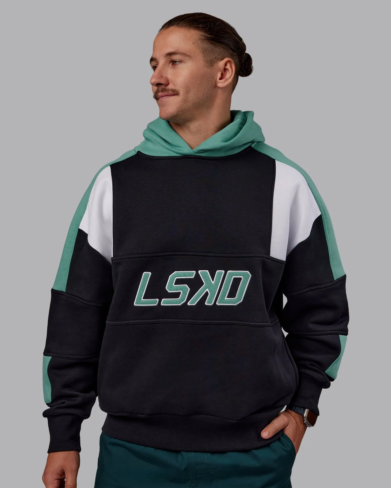 Slam Oversized Hoodie - Caviar-Agate Green sold by LSKD product image thumbnail 2