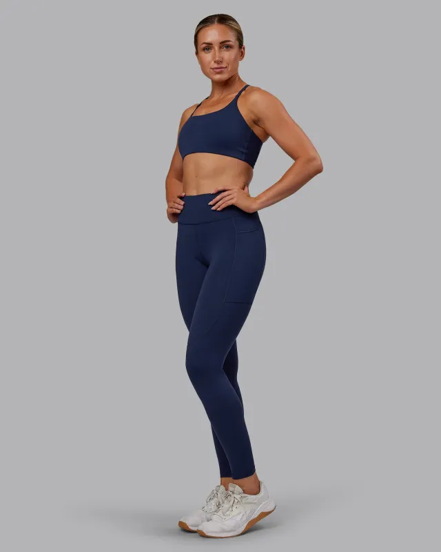 Rep Ultra High-Rise Full Length Legging Pockets No Logo - Future Navy sold by LSKD