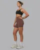 Elixir Ultra High-Rise 6" Short Pockets - Chocolate Martini sold by LSKD
