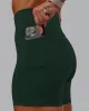 Fusion Ultra High-Rise 6" Short Pockets - Dark Moss sold by LSKD