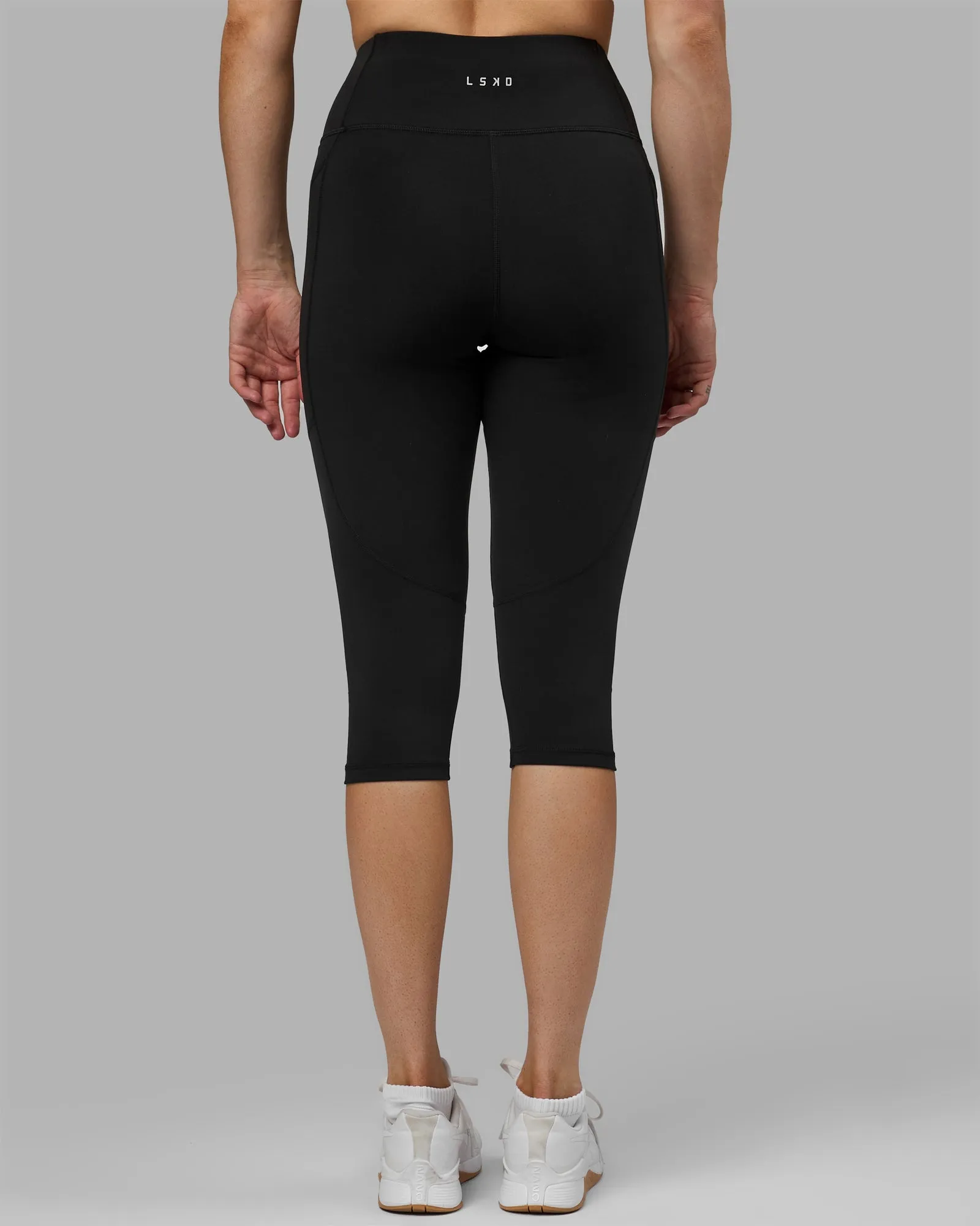 Rep Ultra High-Rise 3/4 Legging Pockets - Black-Black sold by LSKD product image thumbnail 2
