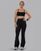 Fusion Ultra High-Rise Flared Petite Legging Pockets - Black sold by LSKD