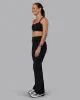 Fusion Ultra High-Rise Flared Petite Legging Pockets - Black sold by LSKD