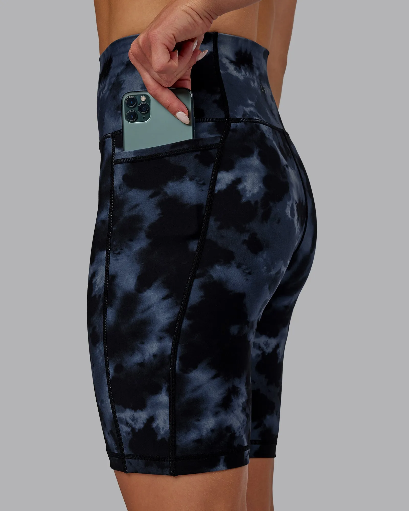 Fusion Ultra High-Rise 9" Short Pockets - Tie Dye-Midnight sold by LSKD product image thumbnail 3