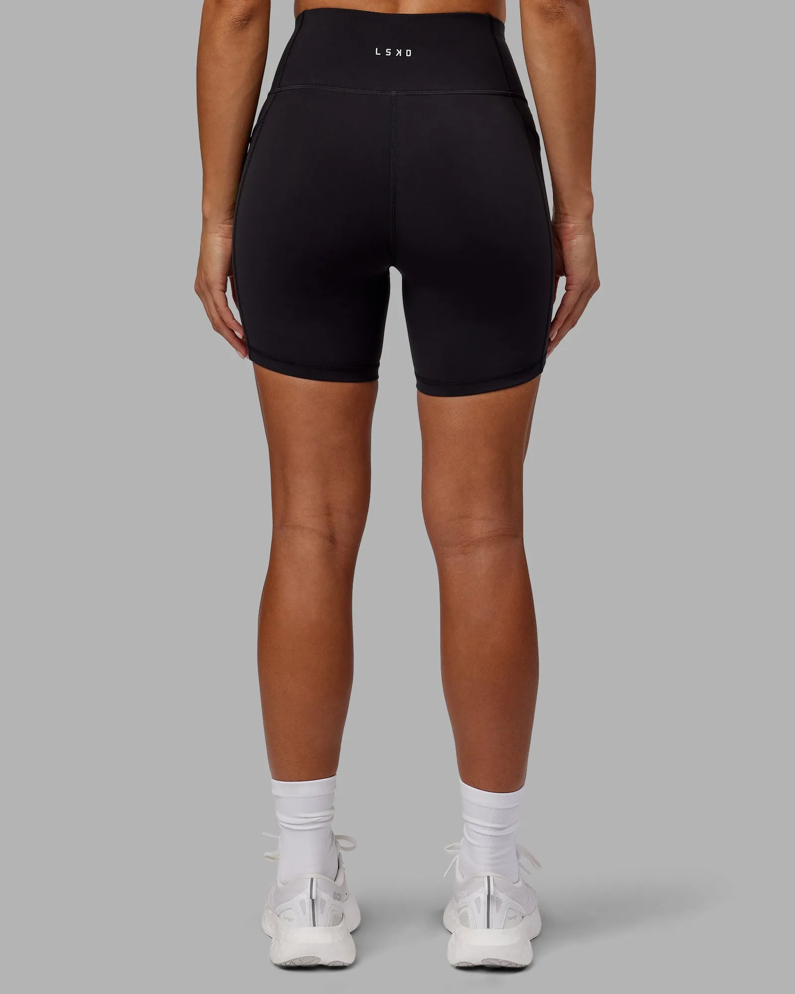 Rep Ultra High-Rise 6" Short Pockets - Black-Impact Green sold by LSKD product image thumbnail 4