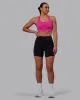 Rep Ultra High-Rise 6" Short Pockets - Black-Fuchsia Pink sold by LSKD