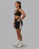 Revitalise Ultra High-Rise 6" Short - Black-Multi sold by LSKD
