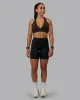 Revitalise Ultra High-Rise 6" Short - Black-Multi sold by LSKD
