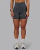 Elixir Ultra High-Rise 6" Short Pockets - Dark Storm sold by LSKD