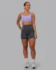 Elixir Ultra High-Rise 6" Short Pockets - Dark Storm sold by LSKD