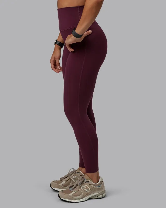 Elixir Ultra High-Rise Full Length Legging - Cherry Lacquer sold by LSKD