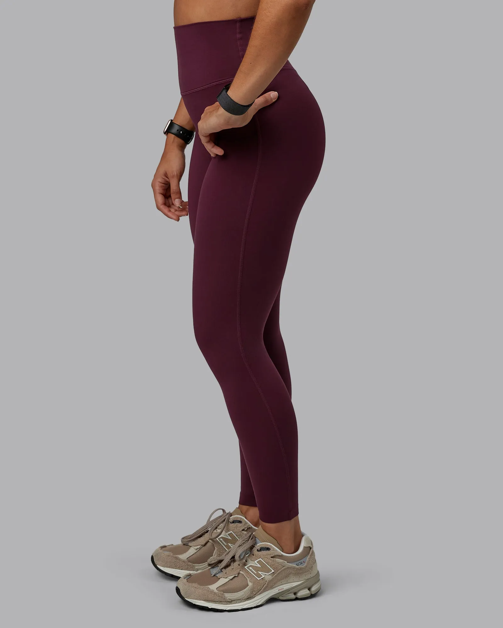 Elixir Ultra High-Rise Full Length Legging - Cherry Lacquer sold by LSKD