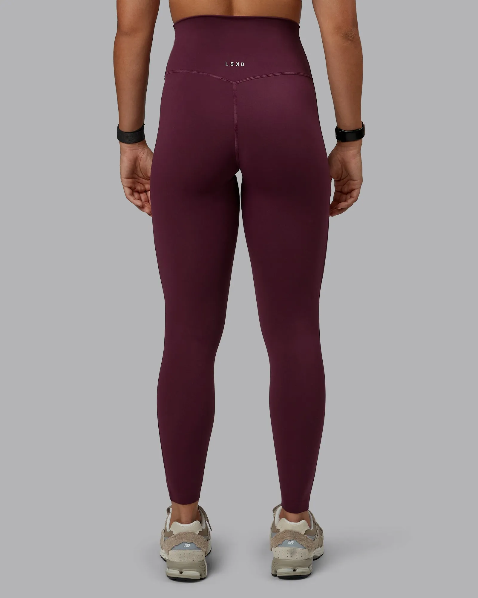 Elixir Ultra High-Rise Full Length Legging - Cherry Lacquer sold by LSKD product image thumbnail 4