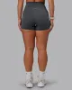 Elixir Ultra High-Rise 4" Short Pockets - Dark Storm sold by LSKD