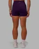 Elite High-Rise 4" Short Pockets - Deep Purple sold by LSKD