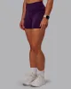 Elite High-Rise 4" Short Pockets - Deep Purple sold by LSKD