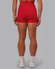 Elixir Ultra High-Rise 4" Short Pockets - Flame sold by LSKD