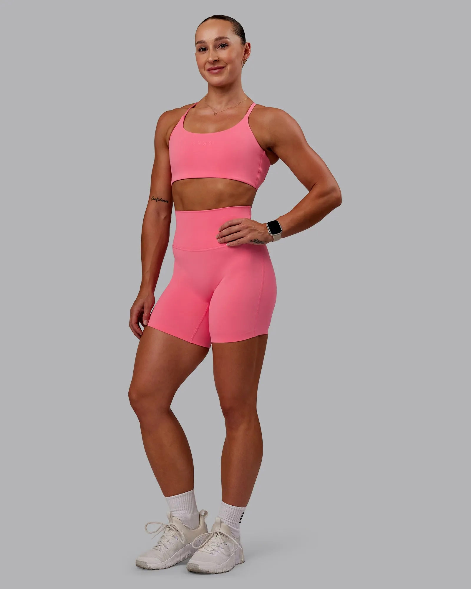 Elixir Ultra High-Rise 6" Short - Pink Lemonade sold by LSKD product image thumbnail 2