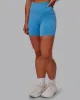 Fusion Ultra High-Rise 6" Short Pockets - Azure Blue sold by LSKD