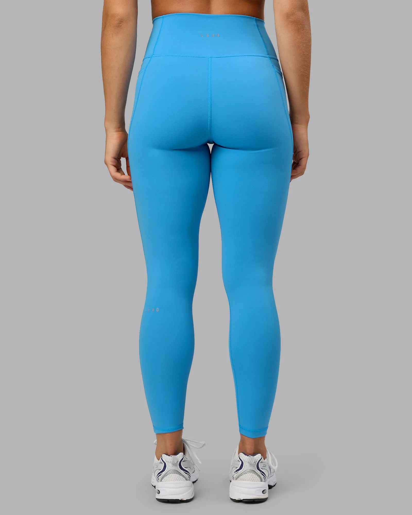 Fusion Ultra High-Rise Full Length Legging Pockets - Azure Blue sold by LSKD product image thumbnail 4