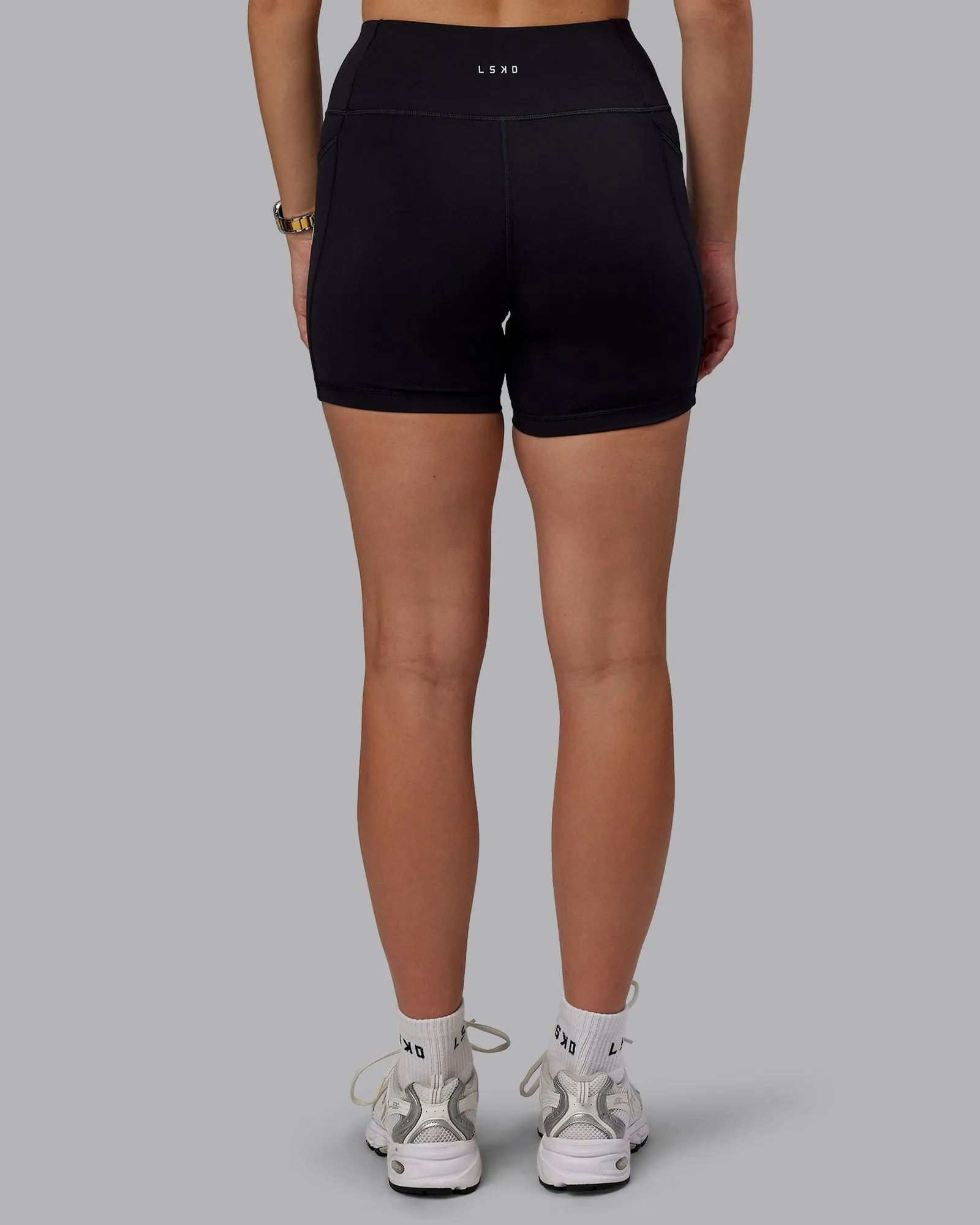 Rep Ultra High-Rise 4" Short Pockets - Black-White sold by LSKD product image thumbnail 4