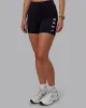 Rep Ultra High-Rise 4" Short Pockets - Black-White sold by LSKD