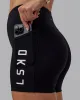 Rep Ultra High-Rise 4" Short Pockets - Black-White sold by LSKD