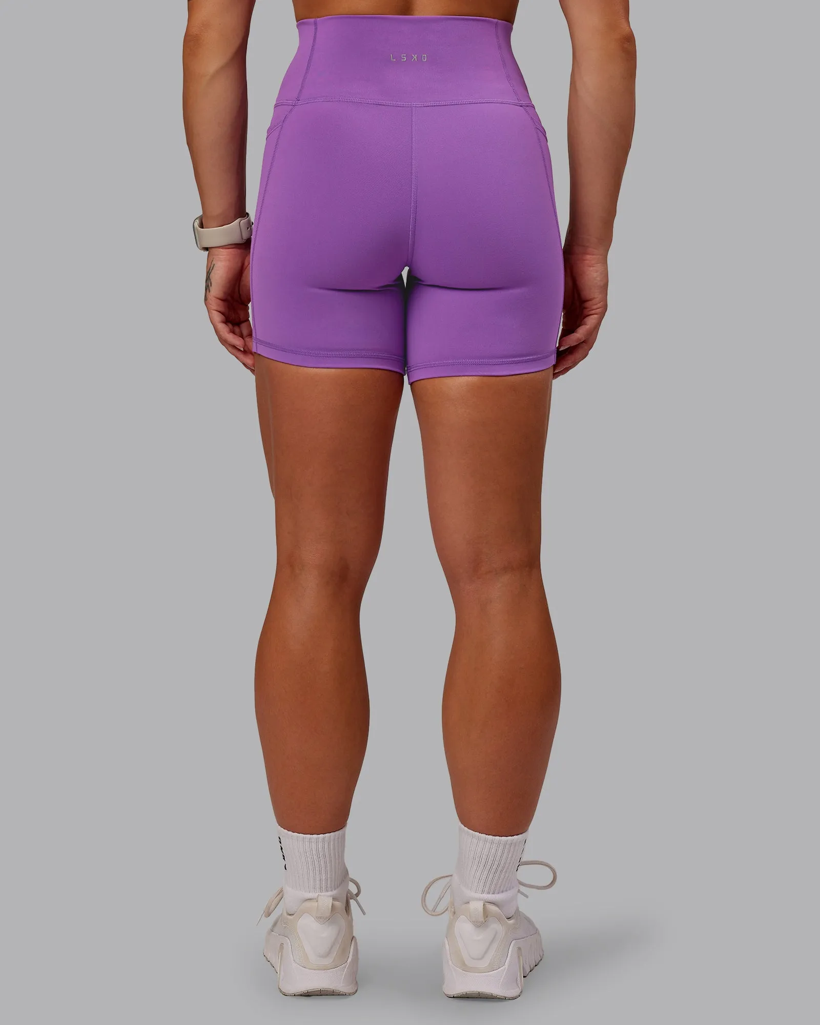 Fusion Ultra High-Rise 6" Short Pockets - Purple Fizz sold by LSKD product image thumbnail 4