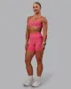 Fusion Ultra High-Rise 6" Short Pockets - Hot Pink sold by LSKD