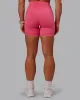 Fusion Ultra High-Rise 6" Short Pockets - Hot Pink sold by LSKD