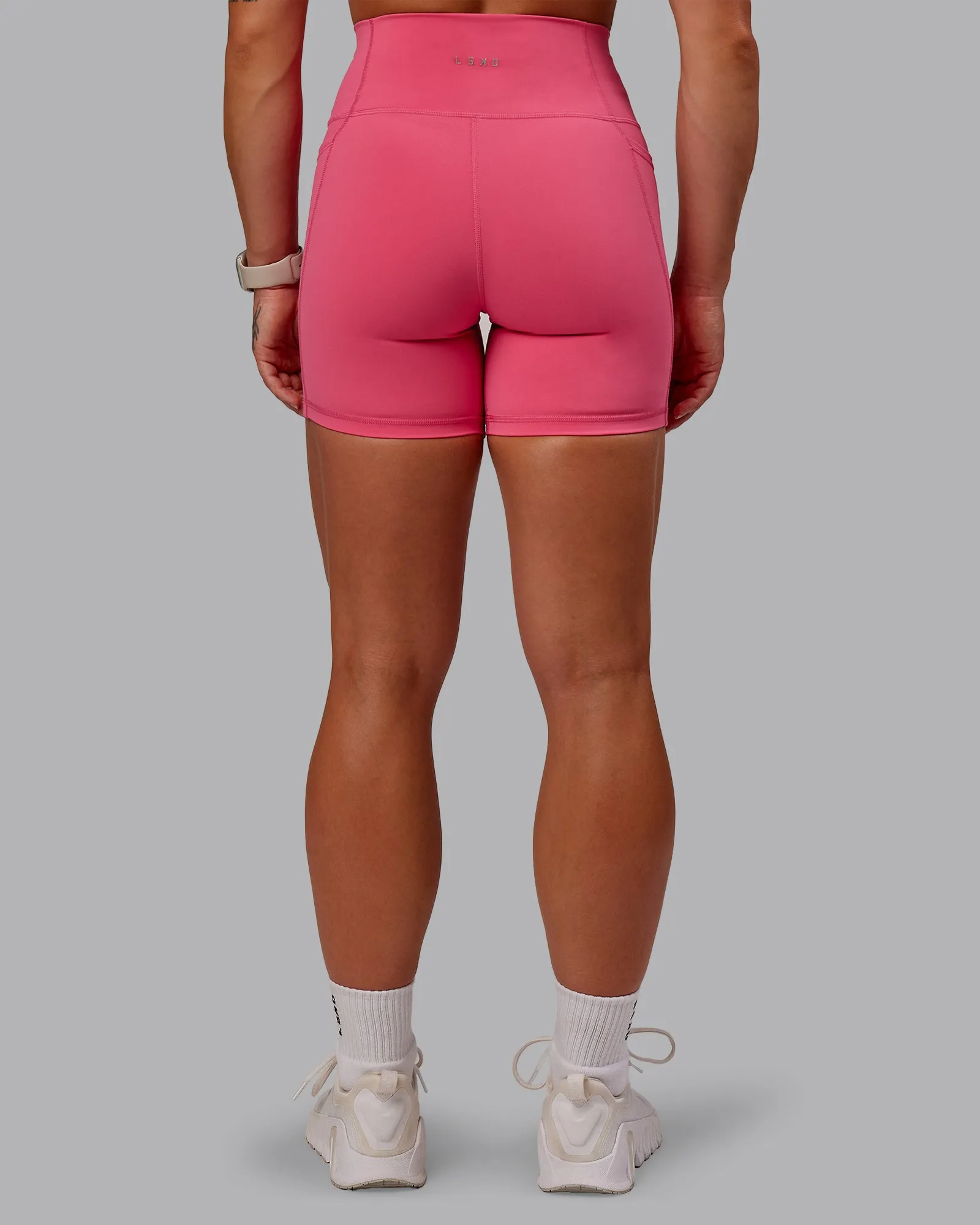Fusion Ultra High-Rise 6" Short Pockets - Hot Pink sold by LSKD product image thumbnail 4