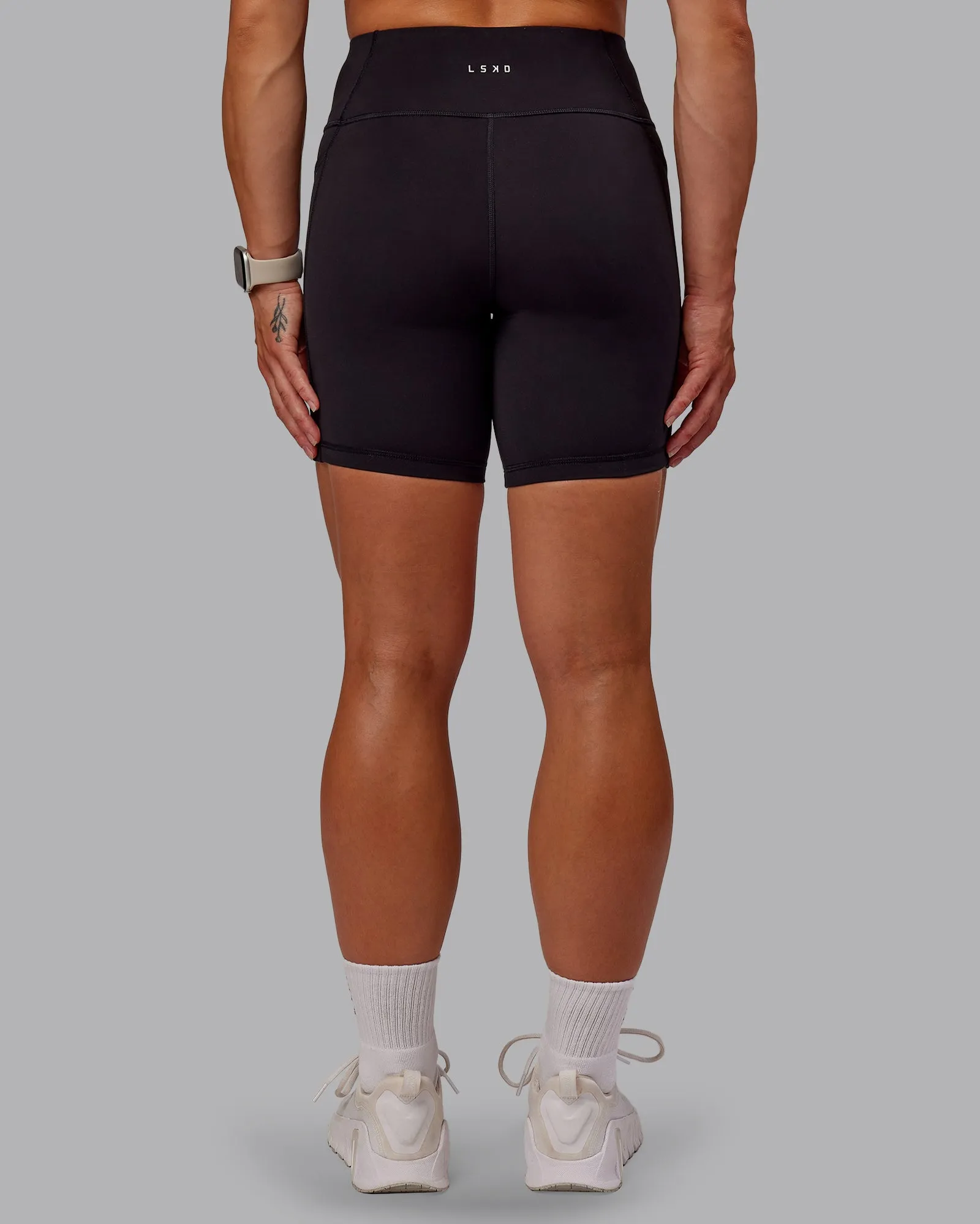 Rep Ultra High-Rise 6" Short Pockets - Black-Azure Blue sold by LSKD product image thumbnail 4